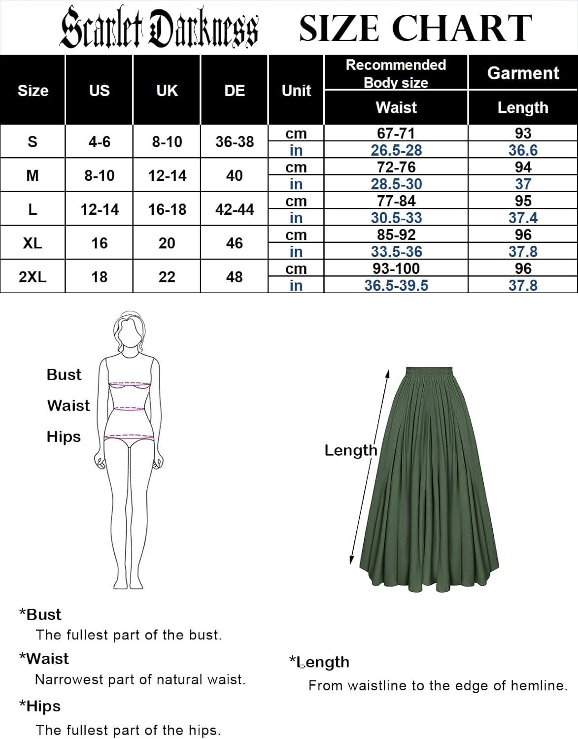 image:imageSCARLET DARKNESS Jupe Longue Mdivale pour Femme ALine dhiver Taille lastiqueBordeaux